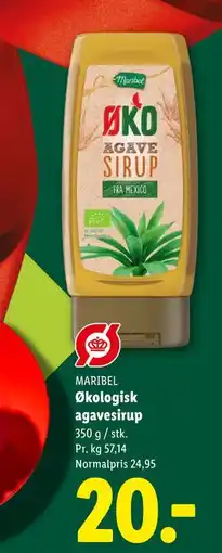 Lidl Økologisk agavesirup, DKK 20 tilbud