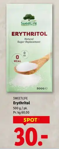 Lidl Erythritol, DKK 30 tilbud