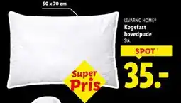 Lidl Kogefast hovedpude, DKK 35 tilbud