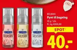 Lidl Pynt til bagning, DKK 40 tilbud