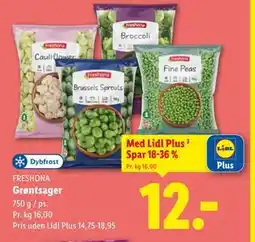 Lidl Grøntsager, App-pris tilbud