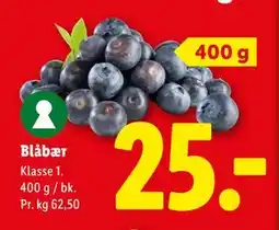 Lidl Blåbær, DKK 25 tilbud