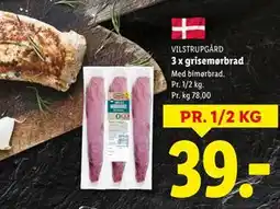 Lidl 3 x grisemørbrad, DKK 39 tilbud