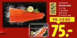 Lidl Hel lakseside, DKK 75 tilbud