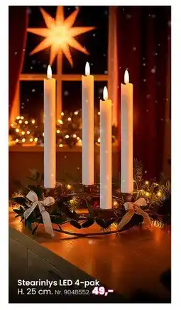 Hi five Stearinlys LED 4-pak, DKK 49 tilbud