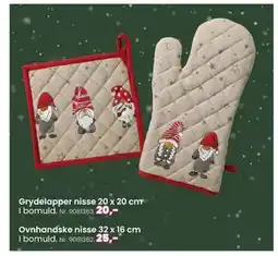 Hi five Ovnhandske nisse 32 x 16 cm, DKK 25 tilbud