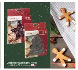 Hi five Udstikkere julemotiv 16 stk., DKK 20 tilbud