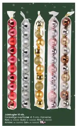 Hi five Julekugler 10 stk., DKK 15 tilbud