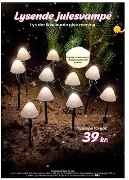 Hi five Svampe på spyd 10-pak, DKK 39 tilbud