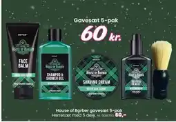 Hi five House of Barber gavesæt 5-pak, DKK 60 tilbud