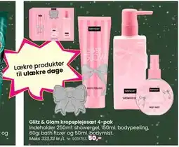 Hi five Glitz & Glam kropsplejesæt 4-pak, DKK 50 tilbud