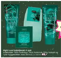 Hi five Night Luxe fodplejesæt 4-pak, DKK 45 tilbud