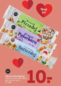 SPAR Gestus Færdig Dej, DKK 10 tilbud