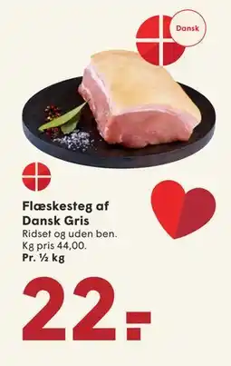SPAR Flæskesteg af Dansk Gris, DKK 22 tilbud
