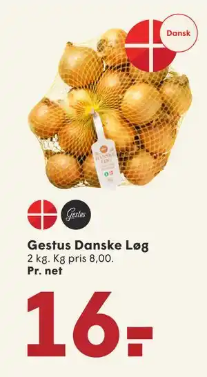 SPAR Gestus Danske Løg, DKK 16 tilbud