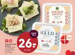 SPAR Them Økologisk Skiveost, DKK 26 tilbud