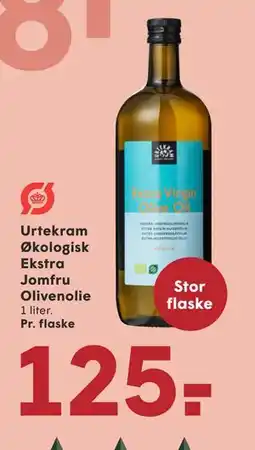 SPAR Urtekram Økologisk Ekstra Jomfru Olivenolie, DKK 125 tilbud