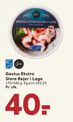 SPAR Gestus Ekstra Store Rejer i Lage, DKK 40 tilbud