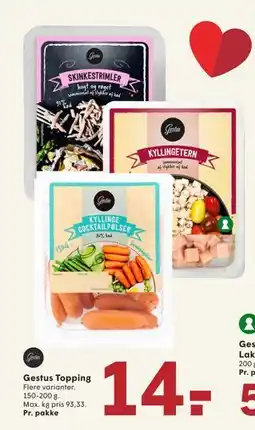 SPAR Gestus Topping, DKK 14 tilbud