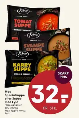 SPAR Mou Specialsuppe eller Suppe med Fyld, DKK 32 tilbud