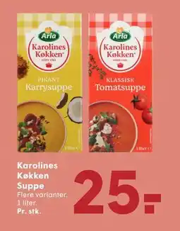 SPAR Karolines Køkken Suppe, DKK 25 tilbud