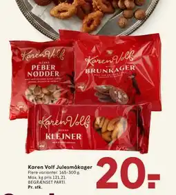 SPAR Karen Volf Julesmåkager, DKK 20 tilbud