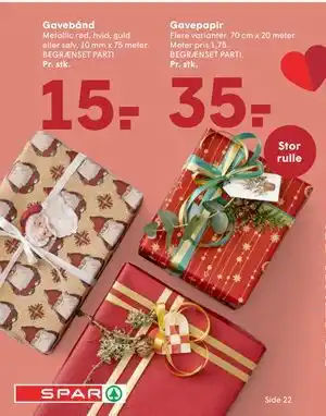 SPAR Gavebånd, DKK 15 tilbud