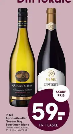SPAR In Me Appassite eller Queens Bay Sauvignon Blanc, DKK 59 tilbud