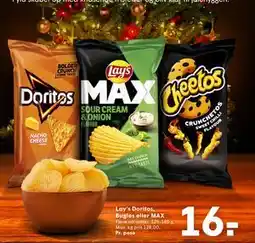 SPAR Lay's Doritos, Bugles eller MAX, DKK 16 tilbud