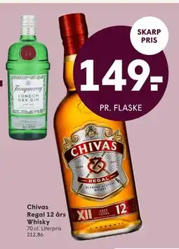 SPAR Chivas Regal 12 års Whisky, DKK 149 tilbud