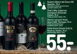 REMA 1000 That's Why, Cabernet Sauvignon-Zinfandel Italien, 75 cl, DKK 55 tilbud