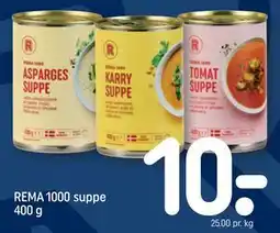 REMA 1000 REMA 1000 suppe 400 g, DKK 10 tilbud