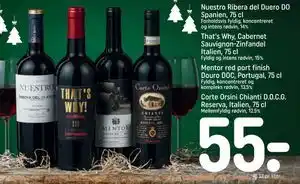 REMA 1000 Nuestro Ribera del Duero DO Spanien, 75 cl, DKK 55 tilbud