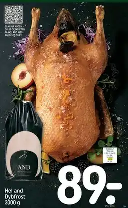 REMA 1000 Hel and Dybfrost 3000 g, DKK 89 tilbud