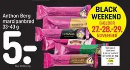 REMA 1000 Anthon Berg marcipanbrød 33-40 g, DKK 5 tilbud