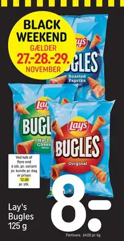 REMA 1000 Lay's Bugles 125 g, DKK 8 tilbud