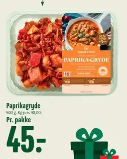 Min Købmand Paprikagryde, DKK 45 tilbud