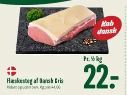 Min Købmand Flæskesteg af Dansk Gris, DKK 22 tilbud