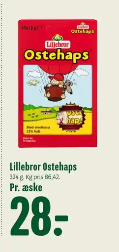 Min Købmand Lillebror Ostehaps, DKK 28 tilbud