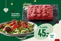 Min Købmand Gestus Hakket Oksekød 8-12 %, DKK 45 tilbud