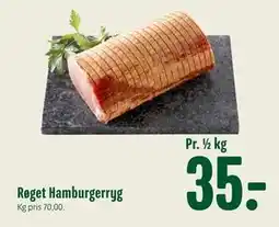 Min Købmand Røget Hamburgerryg, DKK 35 tilbud