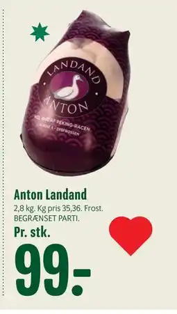 Min Købmand Anton Landand, DKK 99 tilbud