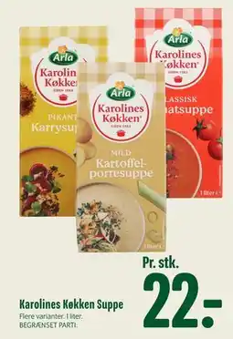 Min Købmand Karolines Køkken Suppe, DKK 22 tilbud