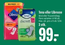 Min Købmand Tena eller Libresse, DKK 99 tilbud