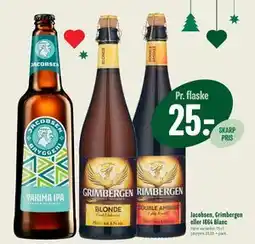 Min Købmand Jacobsen, Grimbergen eller 1664 Blanc, DKK 25 tilbud