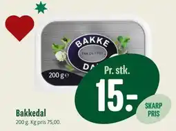Min Købmand Bakkedal, DKK 15 tilbud