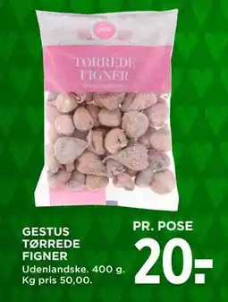 MENY GESTUS TØRREDE FIGNER, DKK 20 tilbud