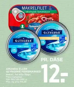 MENY AMANDA ELLER GLYNGØRE FISKEMARKED, DKK 12 tilbud