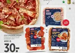 MENY STEFF HOULBERG TOPPING, DKK 30 tilbud