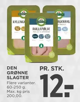 MENY DEN GRØNNE SLAGTER, DKK 12 tilbud
